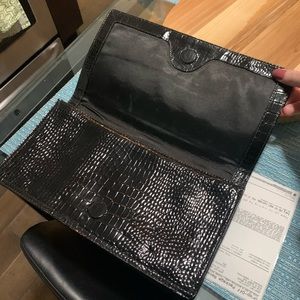 Banana republic black clutch